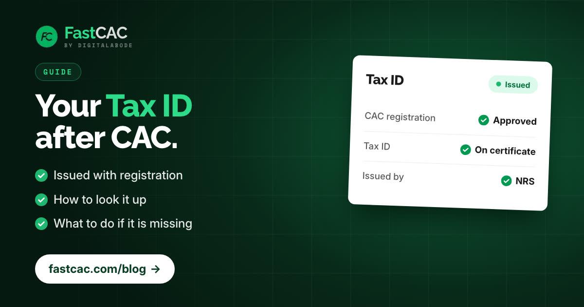 How to Get Your TIN After CAC Registration (2026)