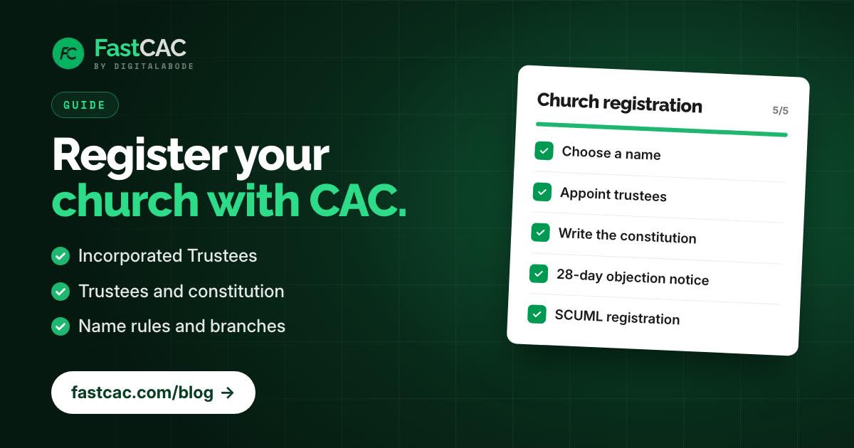 How to Register a Church in Nigeria with CAC