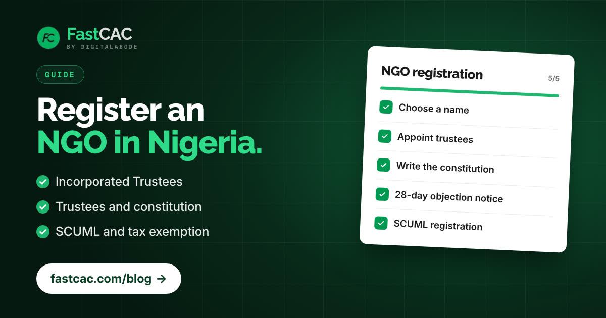 How to Register an NGO in Nigeria (Incorporated Trustees)