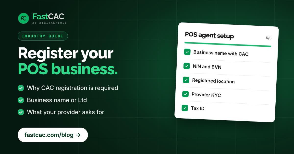How to Register a POS Business in Nigeria